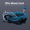 0.78mm 2 Pin Upgrade Replacement Earphone Cable Single Crystal Copper with Mic Audio Upgrade Cable for Weston 1964 UE3X UE18 W4R