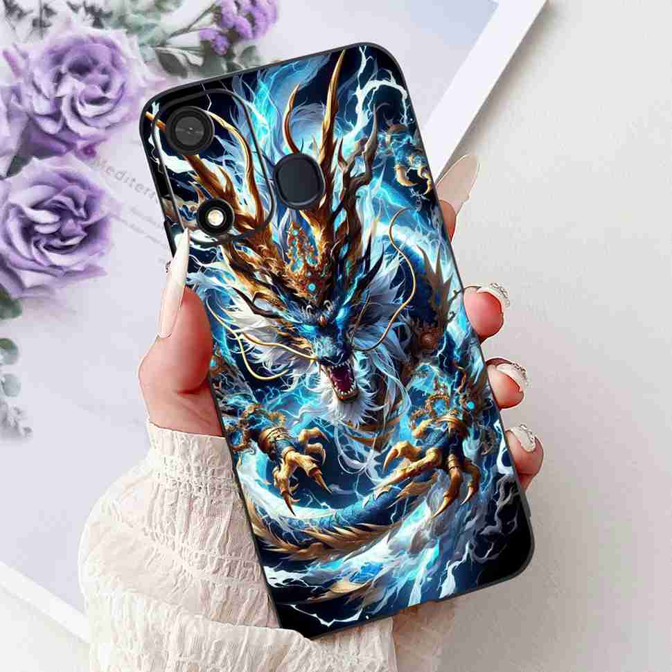 Fashion Butterfly For Itel A27 A27 Case Soft TPU Silicone Black Cover For Itel A27 ITEL P17 Luxury Flower Protective Casing Bags
