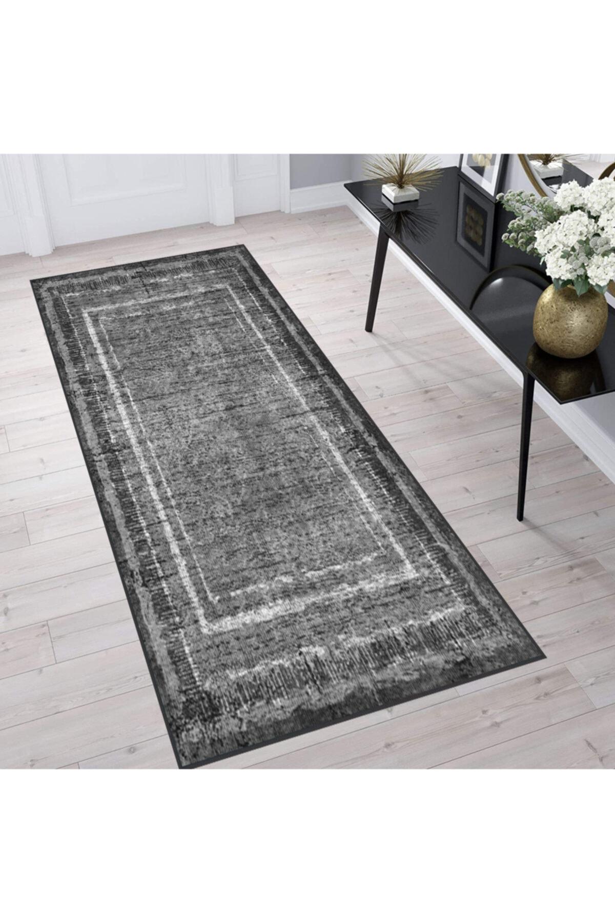 

Rovigo Home Washable Printed Carpet RVG1373-HT-972 50x80 серый