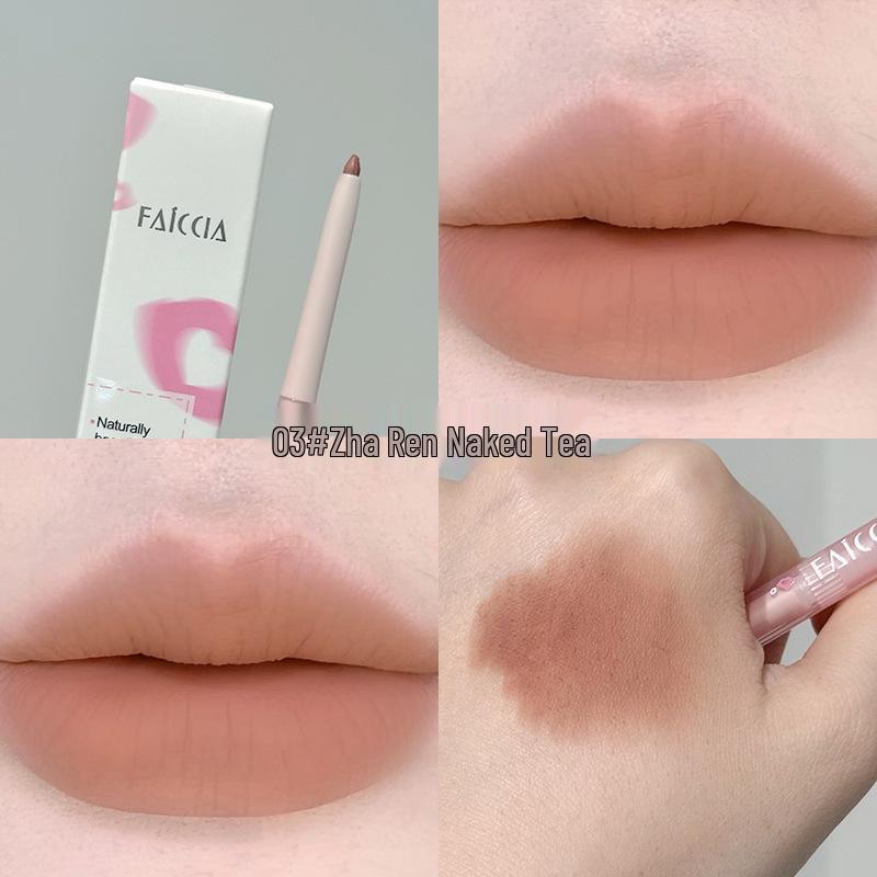One Stroke Multi-use: Fei Xi Misty Dudu Double-ended Lip & Eye Definition - Lip Liner, Lipstick Base, Plumping, Long-lasting.
