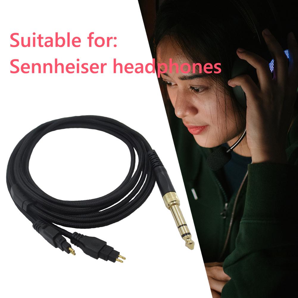 Audio Earphones Cable Wire Replacement Accessory Replacement Headphones Audio Cable for Sennheiser HD580 HD600 HD650