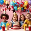Firefighter Party Decorations Firetruck Party Decoration Fireman Party Decor Supplies Hanging Swirls Party Streamers 24pcs Kids Baby Shower Fire