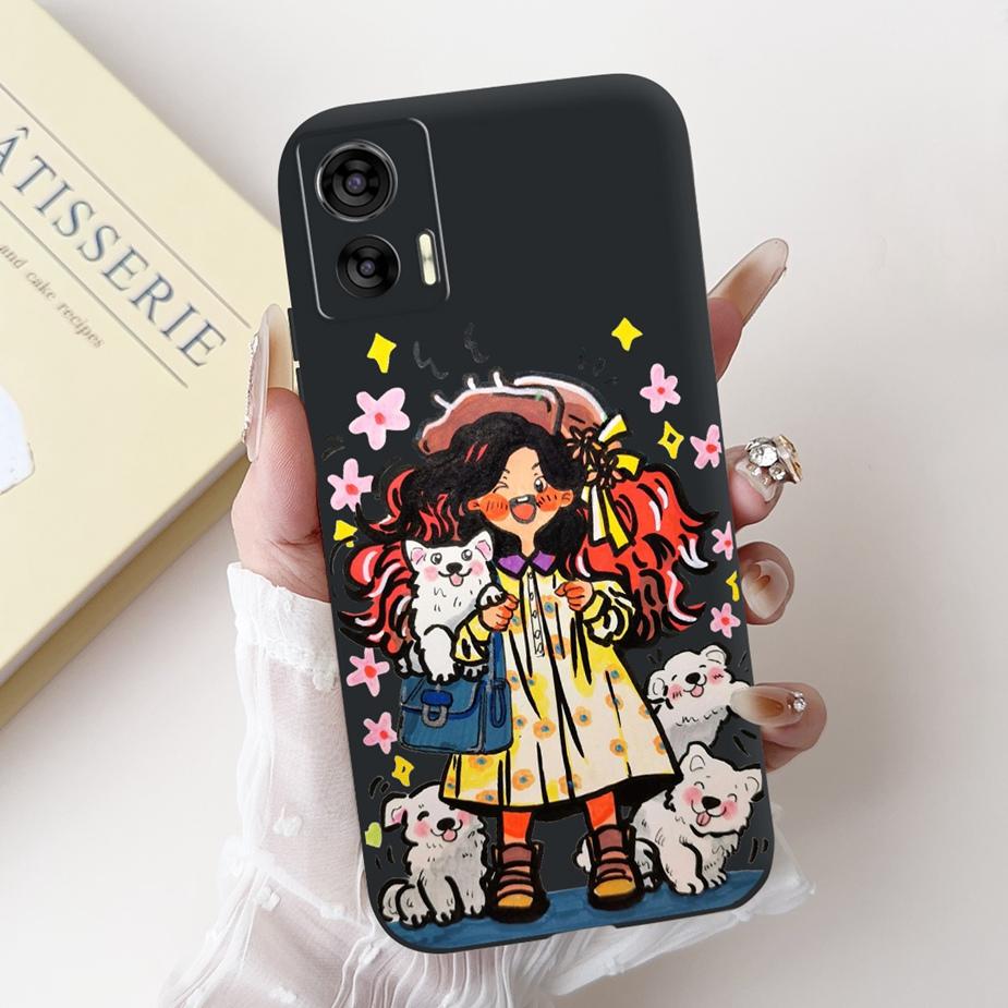 For Motorola Edge 30 LIte Case Cute Panda Cartoon Cover Shockproof Soft TPU Phone Case For Motorola Edge 30 Neo Edge30 Lite Bags