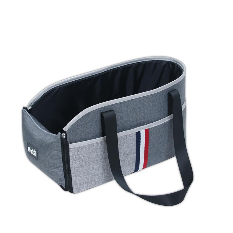 

Автомобильное сиденье для собак, кровать, центральное портативное автомобильное сиденье, центральное безопасное дорожное кресло для кошек и собак, транспортная сумка, аксессуары для чихуахуа серый