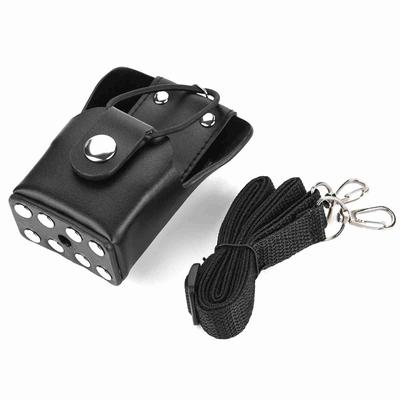 Leather Case Cover for Motorola GP328plusGP338plugGP344GP388 Walkie Talkie Radio with Lanyar