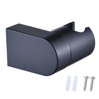 Duschkopfhalter Wandmontage Duschkopfhalter Verstellbare Schiebehalterung Schwarz ABS Dusche Festsitz Badezimmerzubehör