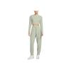 Nike Sportswear Phoenix Cozy Boucle High-Waisted Tie Fashion Versatile Casual Pants Women Bottoms Green FZ1704-370