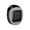 Portable Mini Wall Outlet Electric Space Heater Fan PTC Ceramic Heater with Remote Control LED Display Timer EU Plug