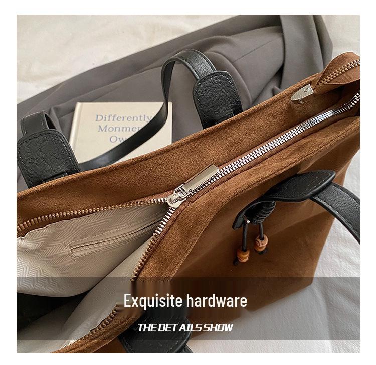 Damen Handtasche mit großem Fassungsvermögen, lässig, aus weichem Leder - 2025 Vielseitiger Single-Shoulder-Achselhöhlen-Stil