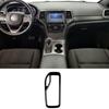 Black Center Console Gear Shift Bezel Cover Trim For Jeep Grand Cherokee 16-21