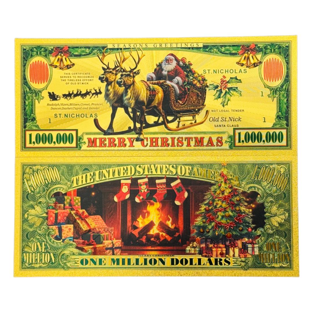 New Christmas Cross-Border Holiday Commemorative Notes