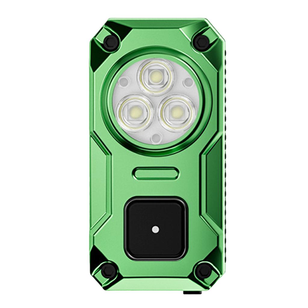 Hands-Free Magnetic Small Pocket Light 1200mAh Type-C Rechargeable Portable Mini Clip-on Flashlight for Outdoor Camping Walking
