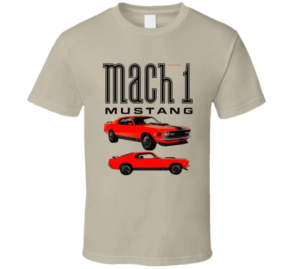 Mustang 1970 Mach 1 Musclecar Hot Rod Classic Gift T Shirt S
