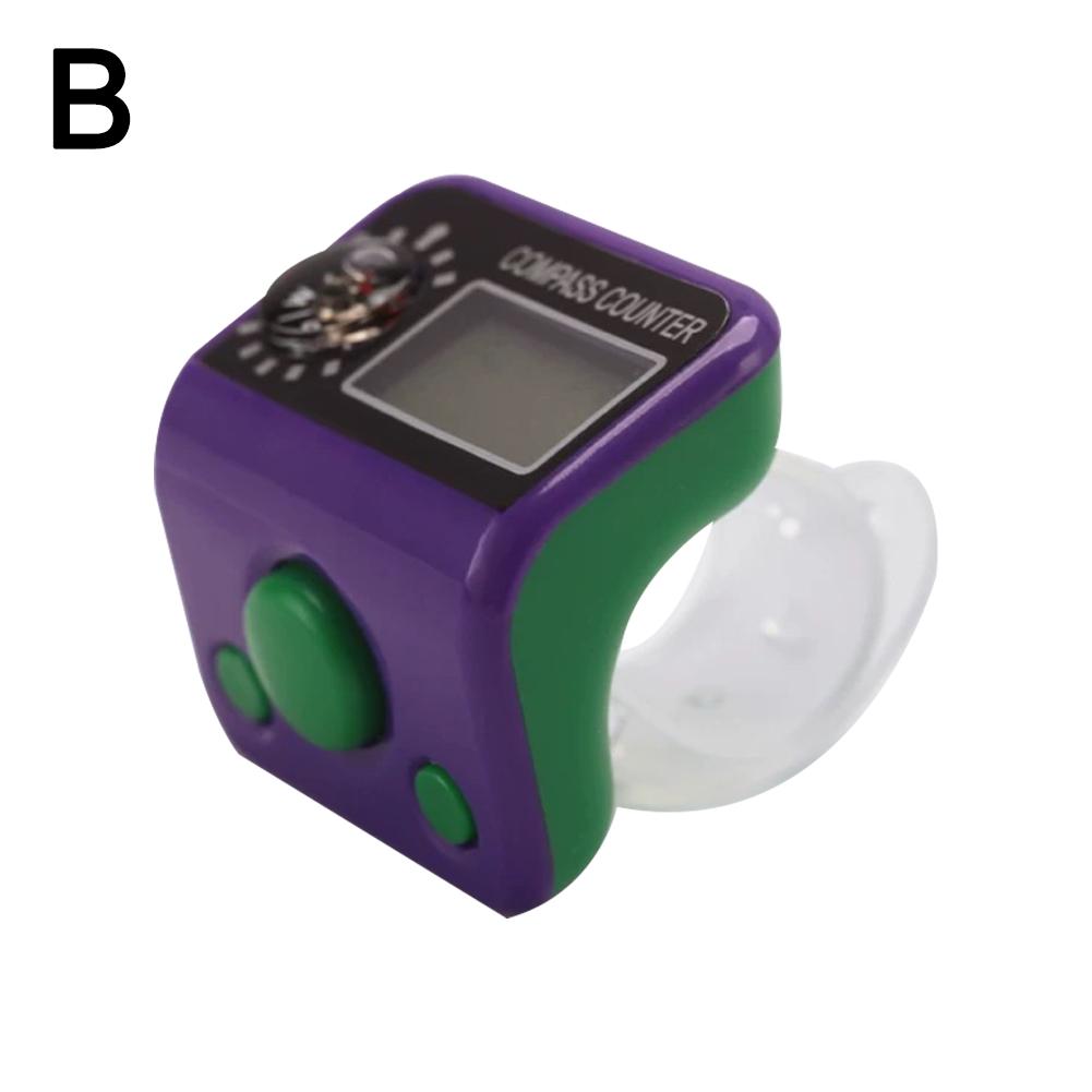 Electronic Finger Counter with Resettable 5 Digital LCD Electronic Digital Finger Hand Tally Counter Count For Sewing