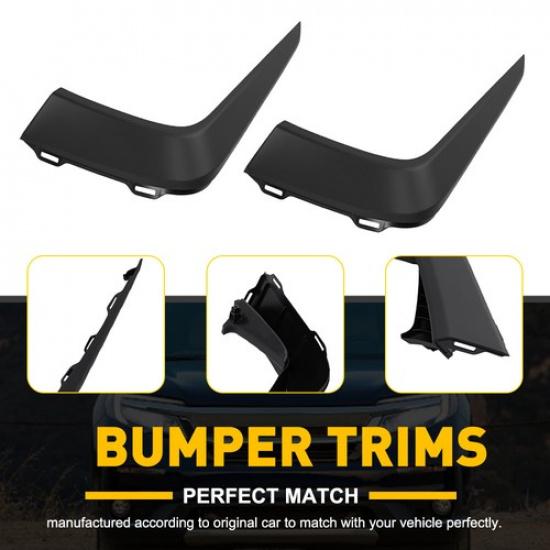 Front Left+Right Upper Lower Molding Trim Bumper Cover For Honda Pilot -