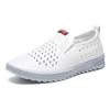 Hollow Mesh Shoes Summer Men's Sandals Hollowed Leather Shoes Soft Leather Cool Leather Shoes Breathable Hole Shoes Middle-aged Dad Men's Shoes