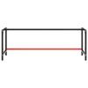Cadre de banc de travail - VIDAXL - Noir et rouge mat - 220x57x79 cm - Métal robuste