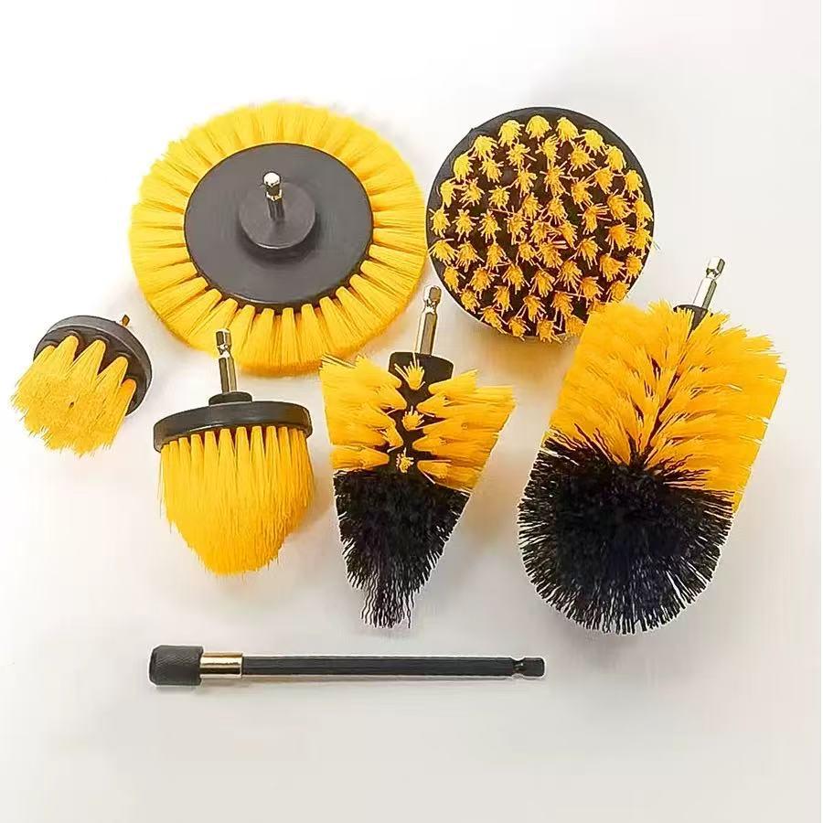 Brosse de nettoyage électrique multifonctionnelle: Perceuse-visseuse pour le polissage du carrelage, de la salle de bain et de la voiture