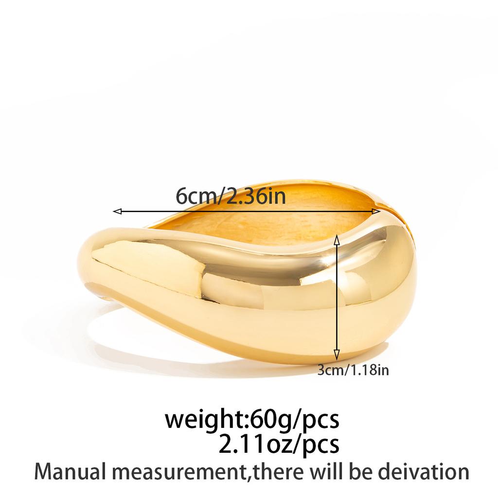 Mote Vintage Gjennomsiktig Resin Chunky Armbånd Geometrisk Uregelmessig Elastisk Bredt Armbånd Armbånd for Kvinner Menn Luksuriøse Estetiske Smykketilbehør