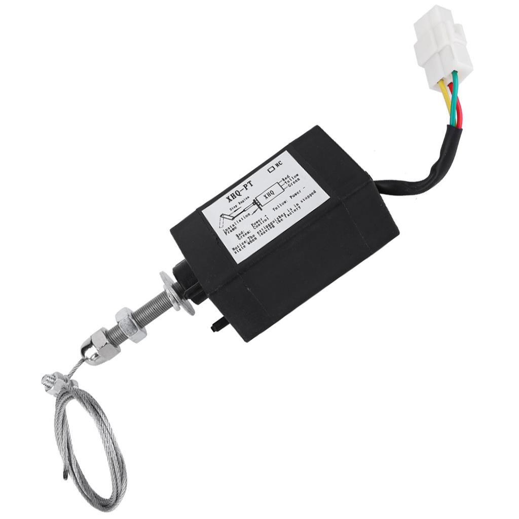 DC 12 24V Diesel Engine Flame Out Device Engine Stop Solenoid Valve(12V)