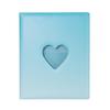 Sweet Heart Cutout Binder A4 Macaron Gradient Card Album D-Ring Loose-Leaf Cute Photocard Holder for K-Pop Idol Photo Collection