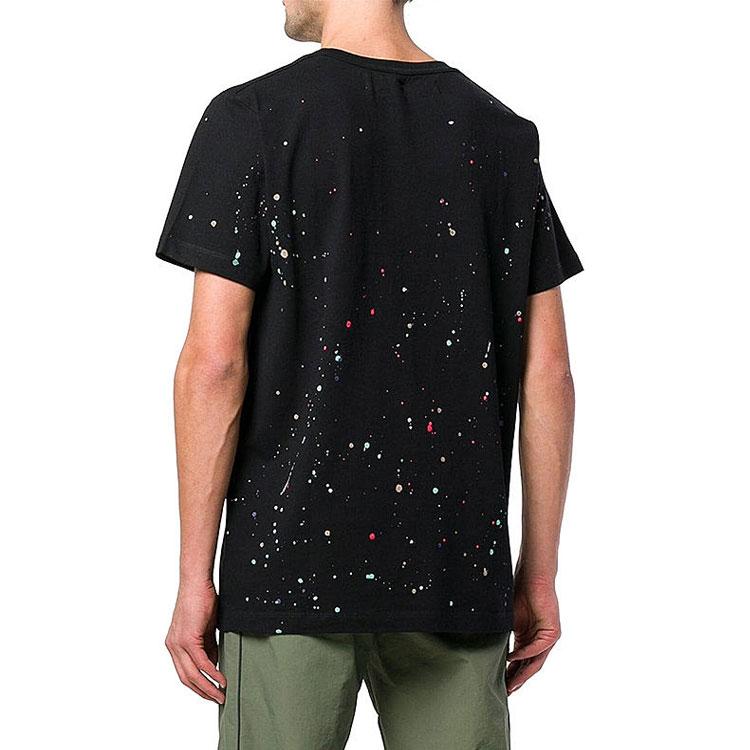 OFF WHITE Farbe Gesprenkeltes T-Shirt OMAA027R191850331088
