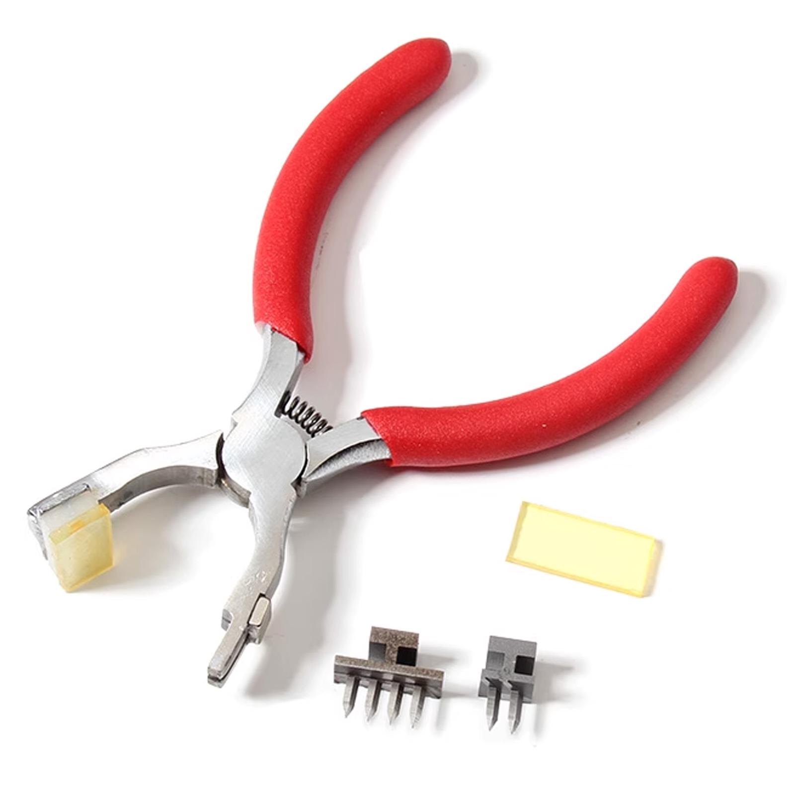 

Ручні шкіряні щипці для пробивання отворів на ремінцях для годинників, Безшумний алмазний / Похилий пробійник для коров ячої шкіри