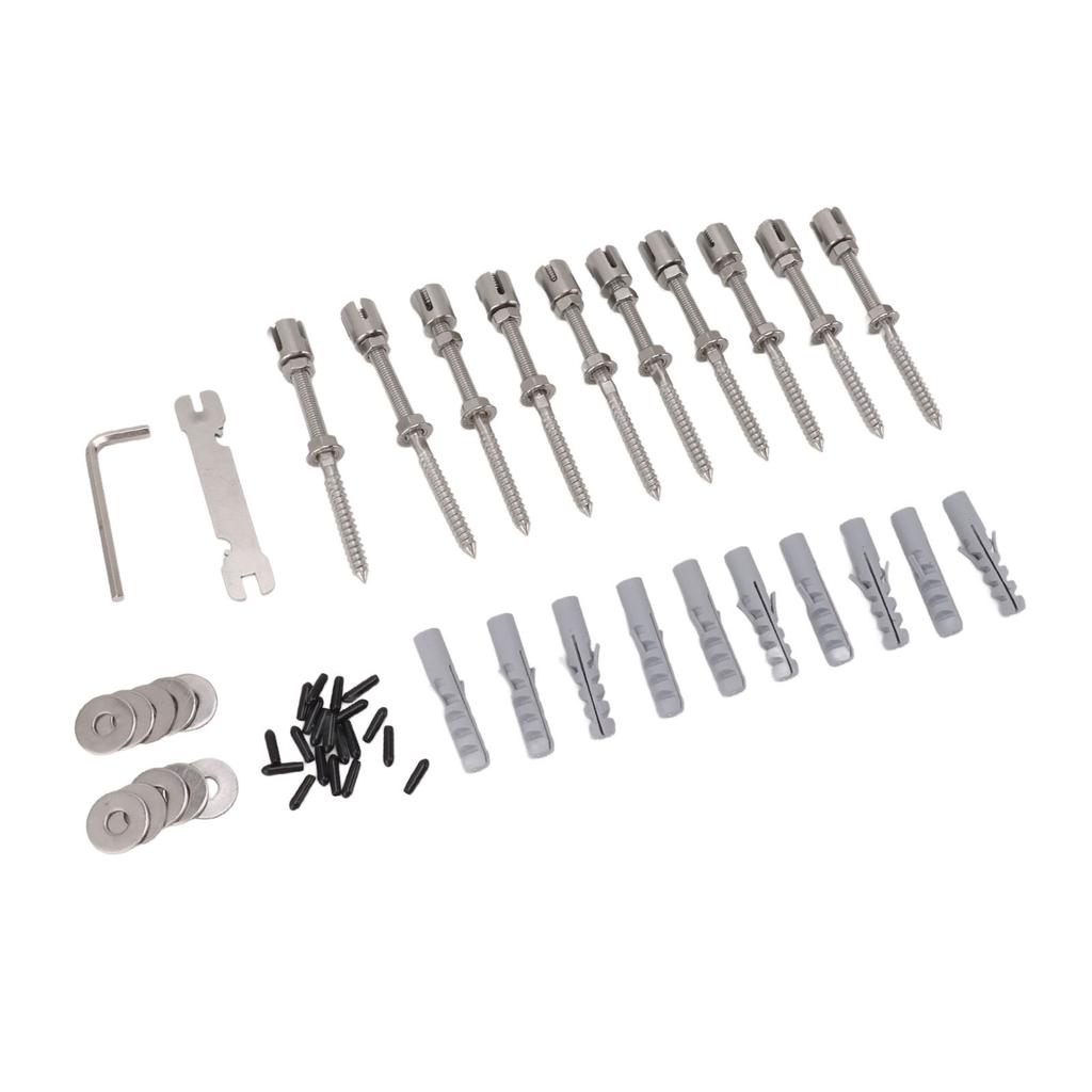 Wire Trellis Stainless Steel Modern Flexible Layout Invisible Strong Load Bearing Wall Trellis for Climbing Plants with