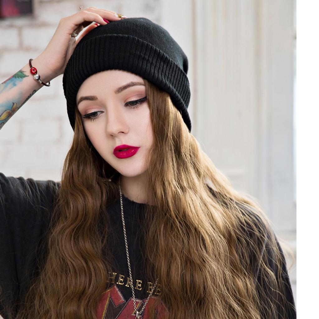 Buy Fashion Long Curly Hair Hat Wig One 