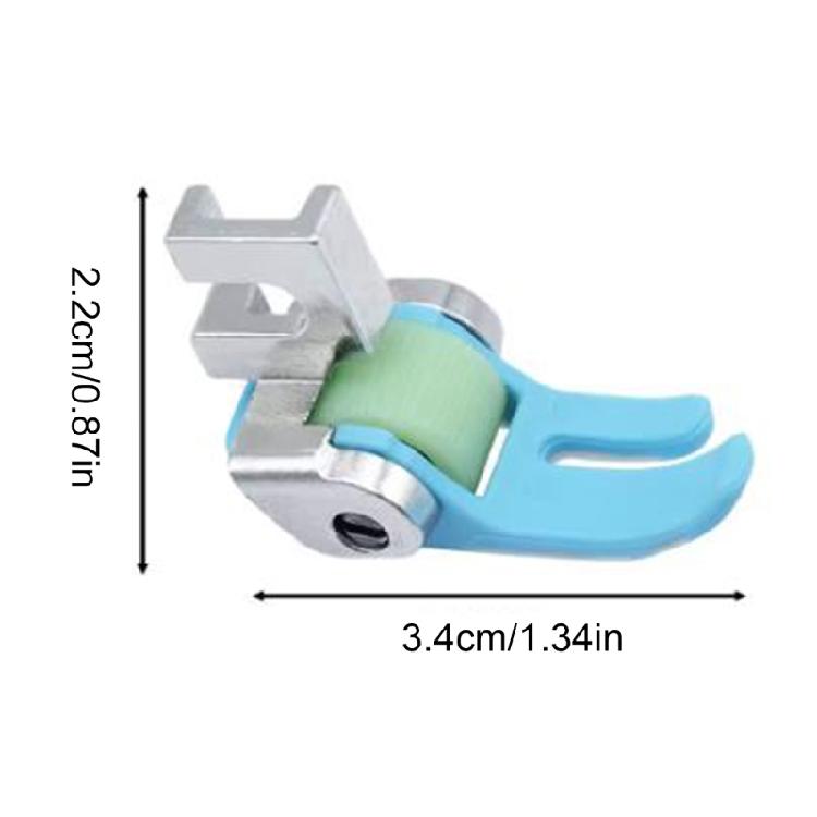 Quick Install Sewing Presser Foot For Thin Thick Fabric Household Sewing Machine Roller Presser Foot Replacement