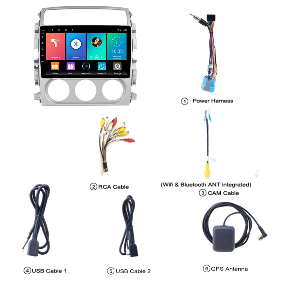 Icreative For Suzuki Liana 2004 - 2013 Car Radio GPS Android Stereo QLED CarPlay No 2DIN Head Unit KK5 Multimedia Player