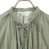 Midi Umi made in Japan Long sleeve Lightweight cotton gathered A-line dress Long dress Women Used