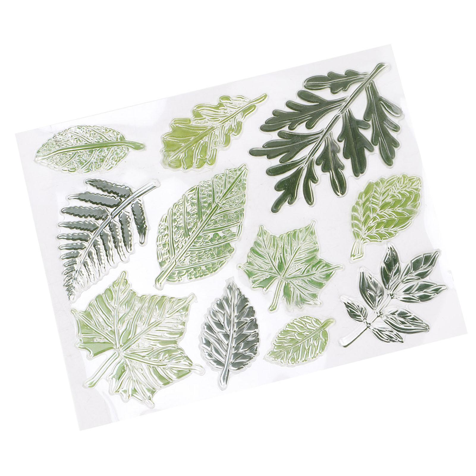 

Печать зеленого листа своими руками для скрапбукинга, готовая печать, украшение для фотоальбома