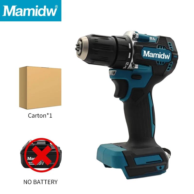 New Flat Push Hand Drill Electric Screwdriver Lithium Drill 21V Multi Functional Lightweight Pistol Drill Battery Free Durable