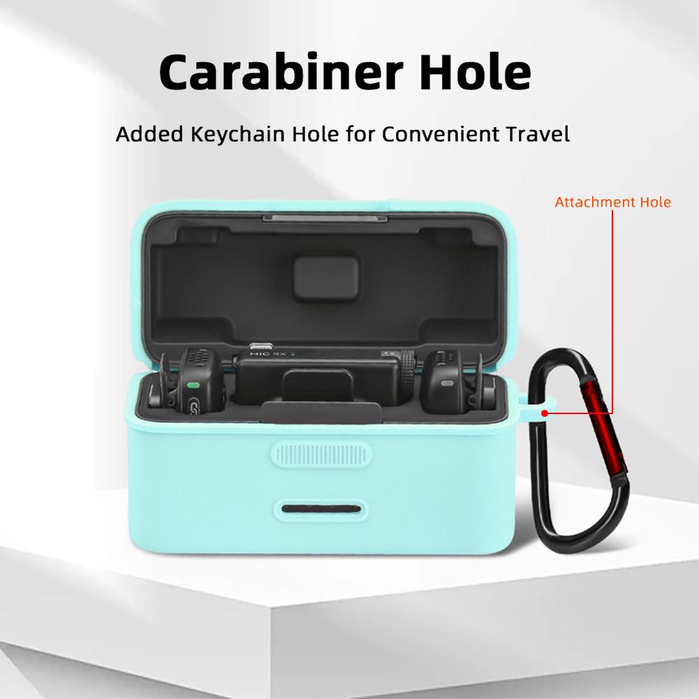 For DJI Mic Mini Charging Box Silicone Protective Cover Dustproof Wireless Microphone Silicone Protector Case Soft Silicone Case