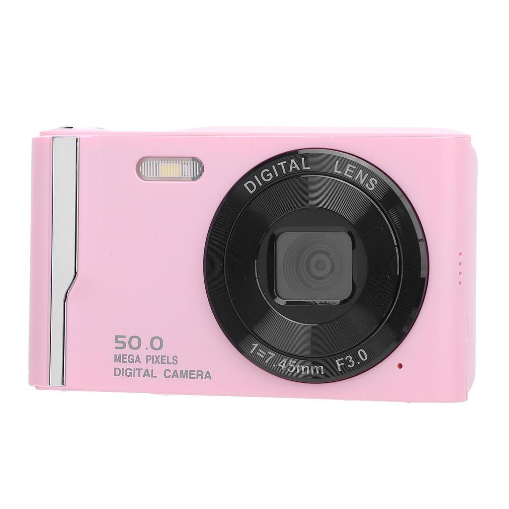 4K 50MP Digital Camera HD 16x Digital Zoom 2.8 Inch LCD Screen Anti Shake Autofocus Retro Compact Small Camera with