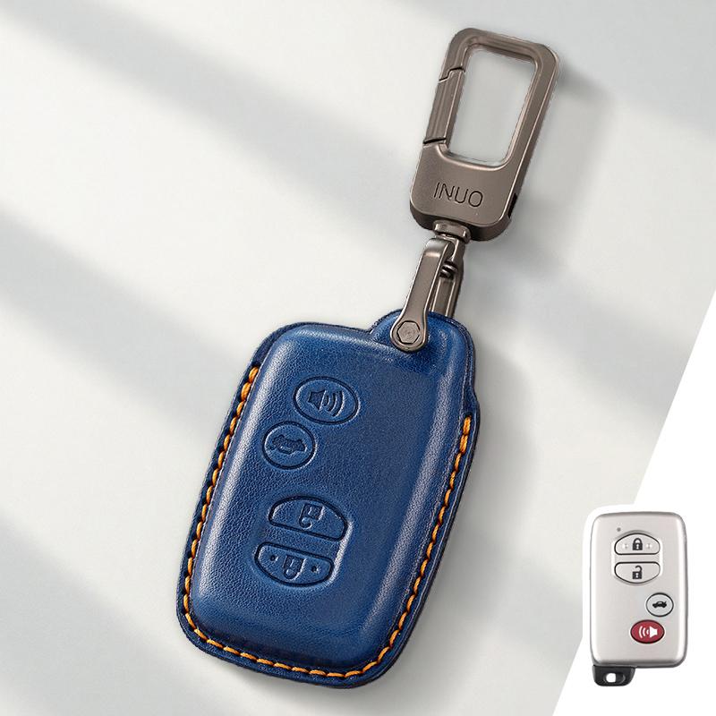 Genuine Leather Protector for Old Toyota Highlander Land Cruiser Lexus Key Case Cover Fob