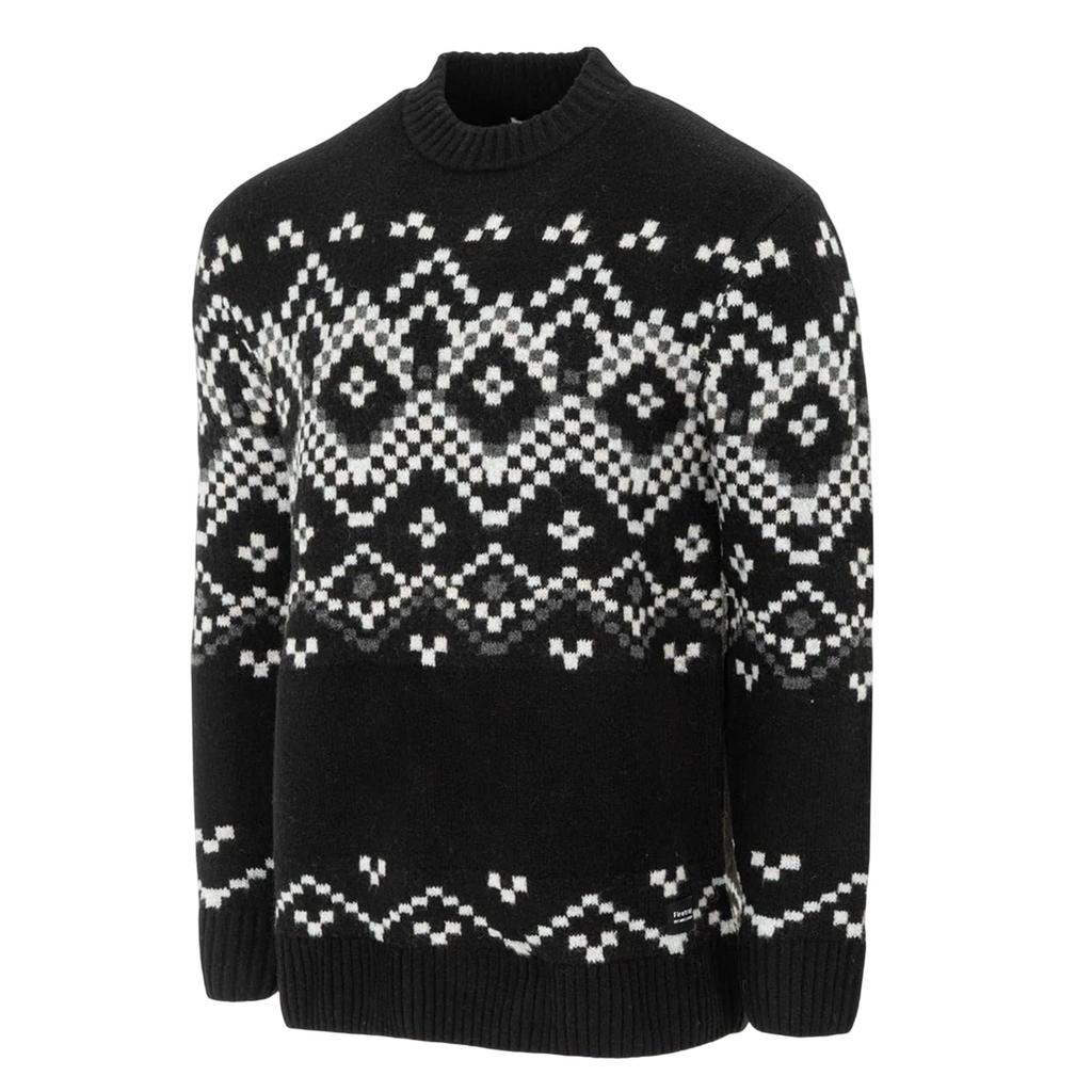 Firetrap Mens Fair Isle Polyester Blend Slim Casual Jumper