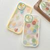 Liebe Herz Lächelndes Gesicht Muster Acryl Handyhülle für Iphone 13 11 12 14 Pro Max Xs Xr X 14 Plus Soft Bumper Hard Back Cover