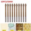 Tile Bit Drill Tip Titanium Tungsten Carbide Ceramic