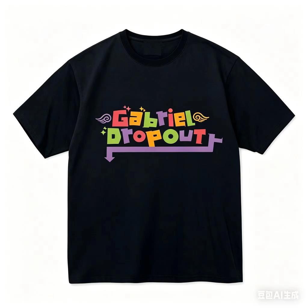 2026 New Stylish Gabriel DropOut Anime Shirt Oversized Unisex Trendy Street Couple Outfit Unisex And Unisex TShirt