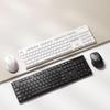 Wireless Keyboard And Mouse Set, Lightweight Portable, Full-Size Office Quiet, 104-Key, 2.4G Wireless, Office Set, White