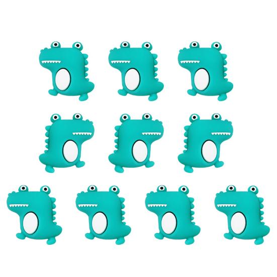 

10 шт. 3D силиконовые бусины огурцы бусины животных силиконовые фокусные бусины оптом G