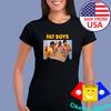 Fat Boys Old School Pizza Women's Black Size S To 2XL
