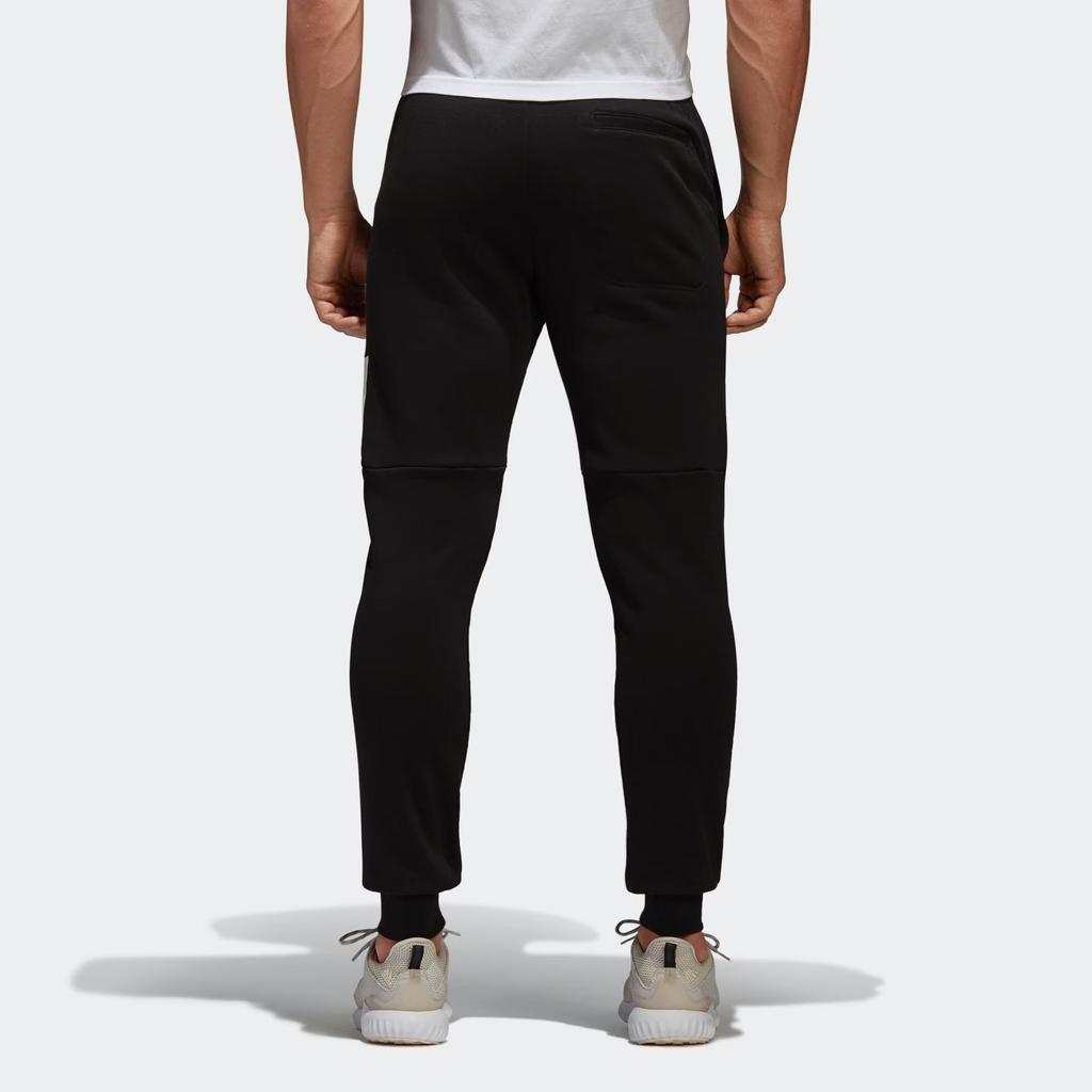 Adidas Basic Sports Series Fashion Soft Knit Joggers Men Bottoms Black B47210