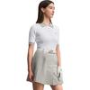 FILA Golf Series Simple Fashion Classic Sports Casual Golf Versatile Comfortable Woven Short Sleeve Polo Shirt Women tops Jade-White A11W615408FWT