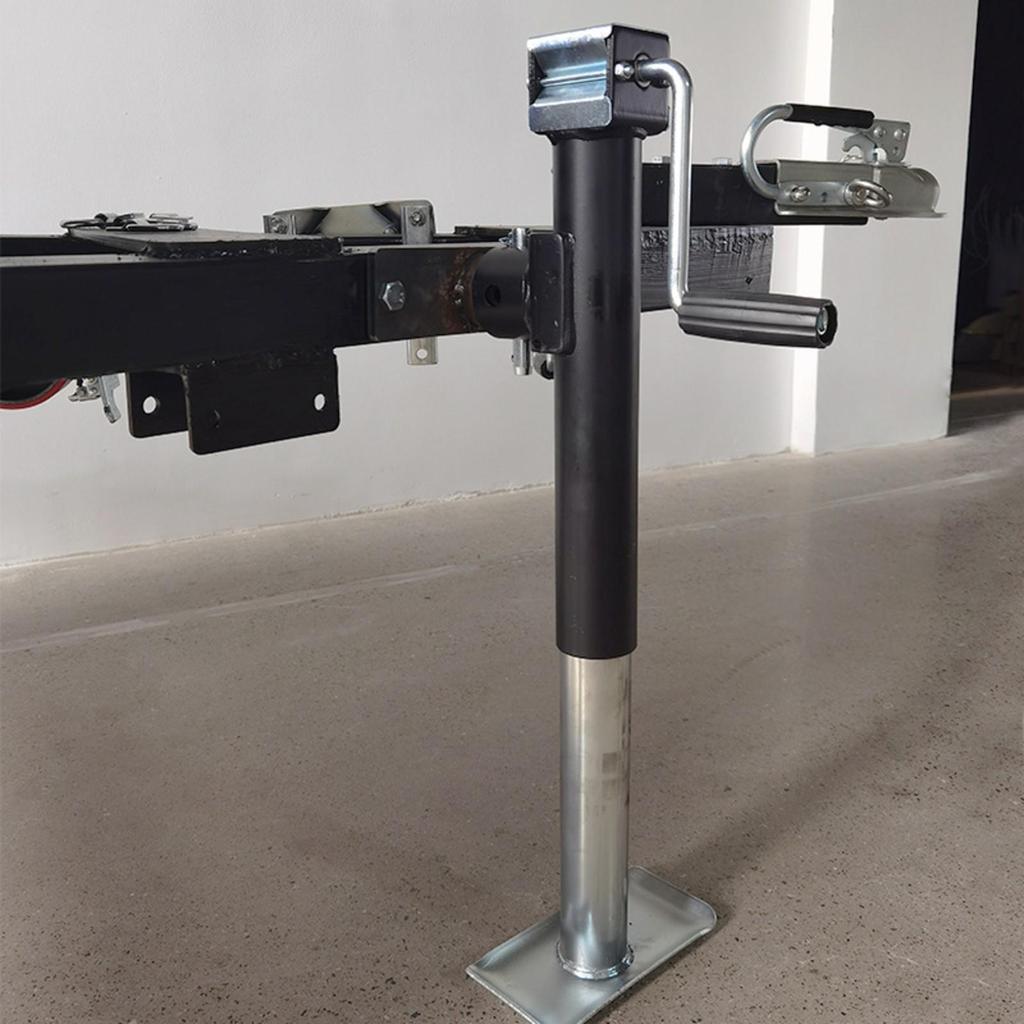 Side-Wind Trailer Jack Adjustable Round-Tube Stable for Rv Owners
