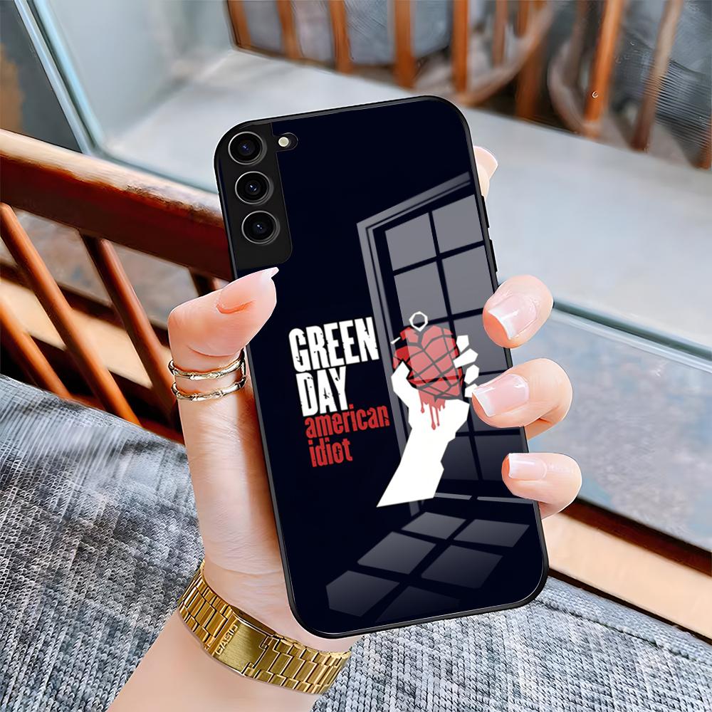 G-Green Day Phone Case For Samsung S26 S25 Plus S20 S20 Plus S22 Ultra S23 FE S21 Plus S21 Ultra Glass Cover