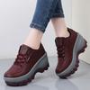 New Spring and Autumn Height Increase Leisure Sports Style Muffin Shoes Comfortable Daily Life