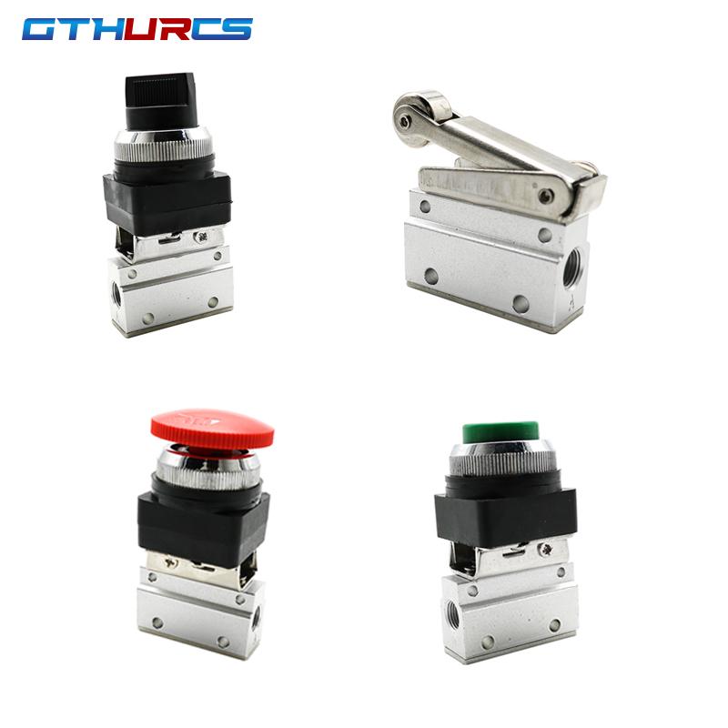 Pneumatic Mechanical Valve MOV-01 MOV-02 MOV-03 03A Valve Air Switch Control Valve Quick Push Button MOV Ventilation Valves 4